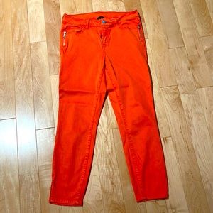 Renuar women’s size 8 jeans orange